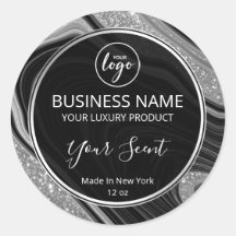 グリッターアゲートブラック及び銀体バターラベル