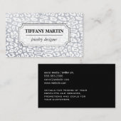 グリッターアニマルプリント 名刺 (正面/裏面)