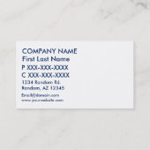 グリッターアリゾナ州旗のカスタマイズ可能な名刺 名刺 (裏面)