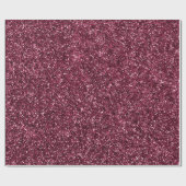 グリッターアーバンメタリックブルガンディベットボルドー ラッピングペーパー (フラット)