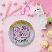 グリッターイッツマイ誕生日18th | 21日 |第30回 | 50th ペーパープレート (パーティー)