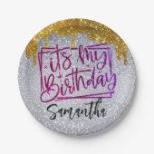 グリッターイッツマイ誕生日18th | 21日 |第30回 | 50th ペーパープレート (正面)