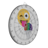 グリッターウインク絵文字 ダーツボード (正面左)