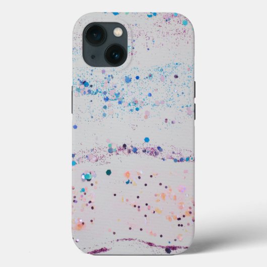 グリッターウェーブズグラム1 (フェイクグリッター) Case-Mate iPhoneケース (裏面)