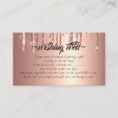 グリッターエレガントの井戸を望ん結婚だ エンクロージャーカード (正面)