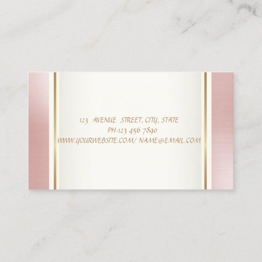 グリッターエレガントカップケーキウィスク 名刺 (裏面)