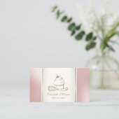 グリッターエレガントカップケーキウィスク 名刺 (スタンド正面)