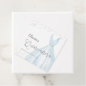 グリッターエレガントシルバーブルードレスキンセアニラ フェイバータグ (インサイチュ)