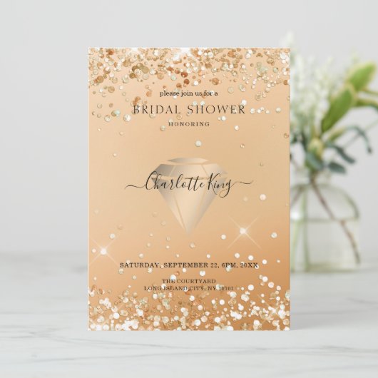 グリッターエレガントダイヤモンドエインラドン 招待状 (スタンド正面)