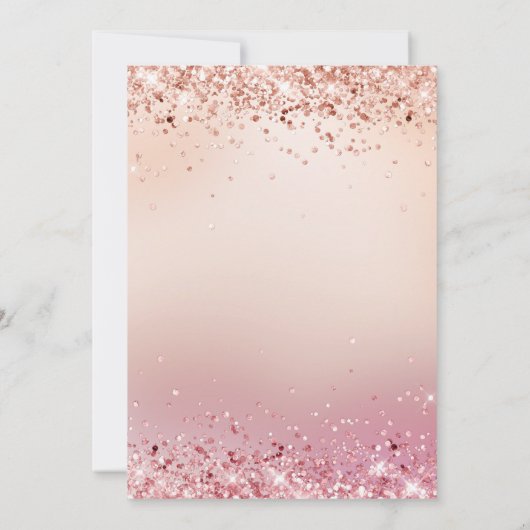 グリッターエレガントダイヤモンドエインラドン 招待状 (裏面)