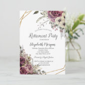 グリッターエレガントドリップ、フローラ退職 招待状 (スタンド正面)