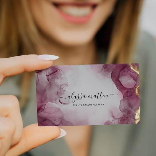 グリッターエレガント書モダン書のスクリプカスタムト 名刺