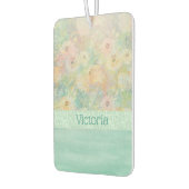 グリッターエレガント水色名フローラ車 カーエアーフレッシュナー (左)