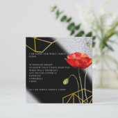 グリッターエレガント申し訳ない謝罪カード サンキューカード (スタンド正面)