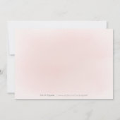 グリッターエレガント金ゴールドと赤面ドレス日付を保存 セーブザデート (裏面)