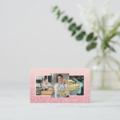 グリッターエレガント3フォトクリーニング&メイドサービス 名刺 (スタンド正面)