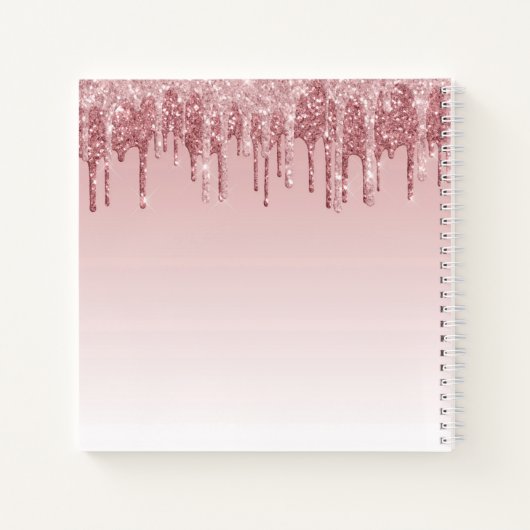 グリッターエレガント50thバースデーパーティーゲストブック ノートブック (裏面)