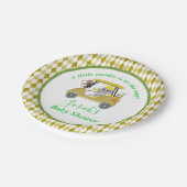 グリッターエレファント&モンキーゴルフベビーシャワーリターン ペーパープレート (アングル)