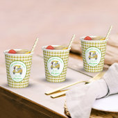 グリッターエレファント&モンキーゴルフベビーシャワーリターン 紙コップ