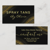 グリッターエージェントスプレー日焼けサービス 名刺 (正面/裏面)