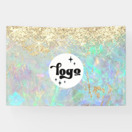 グリッターオパール背景 横断幕