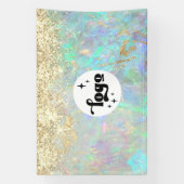 グリッターオパール背景 横断幕 (縦)