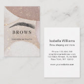 グリッターオモダンーゲンブラウエンヴィスティンカルテスクエアバス 名刺 (正面/裏面)