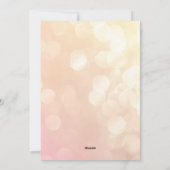 グリッターオーナメントモダンホリデーパーティー招待状 シーズンカード (裏面)