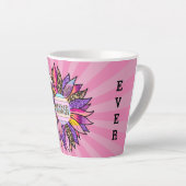 グリッターカスタマイズマ最高のマエバー カフェラテマグ (右アングル)