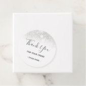 グリッターカスタムシルバー注文ありがとう フェイバータグ (インサイチュ)