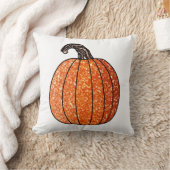 グリッターカボチャ クッション (ブランケット)