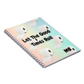 グリッターカラフルおもしろいグッドタイムトイ転がレ ノートブック (右側)