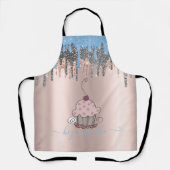 グリッターカラフルドリップスカケ エプロン (正面)