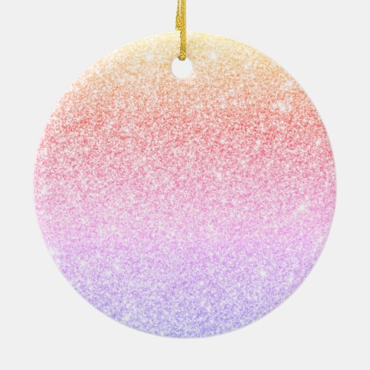 グリッターカラフルファミリー写真 |明メリーるい セラミックオーナメント (裏面)