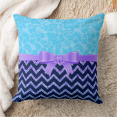 グリッターカラフルブルーシボロンブルーダンガス クッション (ブランケット)