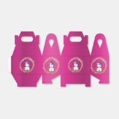 グリッターカラフルユニコーンピンク誕生日 フェイバーボックス (折り畳みなし)