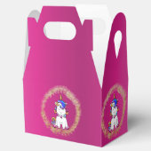 グリッターカラフルユニコーンピンク誕生日 フェイバーボックス (オープン)