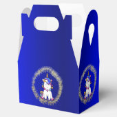 グリッターカラフルユニコーンブルー誕生日 フェイバーボックス (オープン)