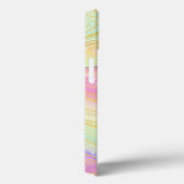 グリッターカラフル虹色の大理石瑪瑙ケース – メイト Case-Mate iPhoneケース (裏面 / 右)