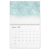 グリッターカラー2019年 カレンダー (2月 2027)