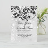 グリッターカーリキュエ on 擬似金属ボケ シルバー 招待状 (スタンド正面)