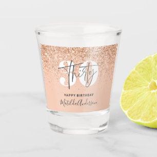 グリッターガーリーのモダン30歳の誕生日  ショットグラス