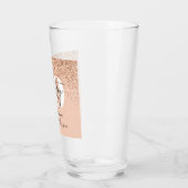 グリッターガーリーのモダン30歳の誕生日 タンブラーグラス (左)