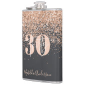 グリッターガーリーのモダン30歳の誕生日 フラスク (左)