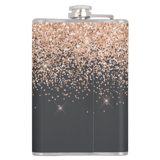 グリッターガーリーのモダン30歳の誕生日  フラスク (裏面)