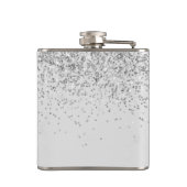 グリッターガーリーシルバーモノグラム名 フラスク (裏面)