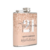 グリッターガーリースパモダンークル21歳の誕生日 フラスク (右)
