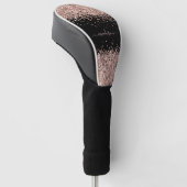 グリッターガーリースパークルスウィート16赤面ピンク ゴルフヘッドカバー (アングル)