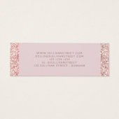 グリッターガーリードリップイヤリングジュエリー表示カード (裏面)