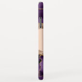 グリッターガーリーバラ金ゴールドパープルスタイリッシュ Case-Mate iPhoneケース (裏面/右)